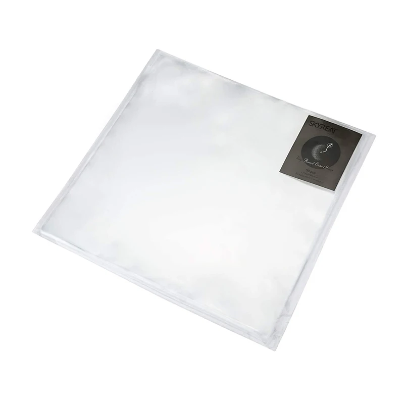Acid Free 3 Mils Clear Album Covers Polypropylene Plastic Record Outer Sleeves For LP