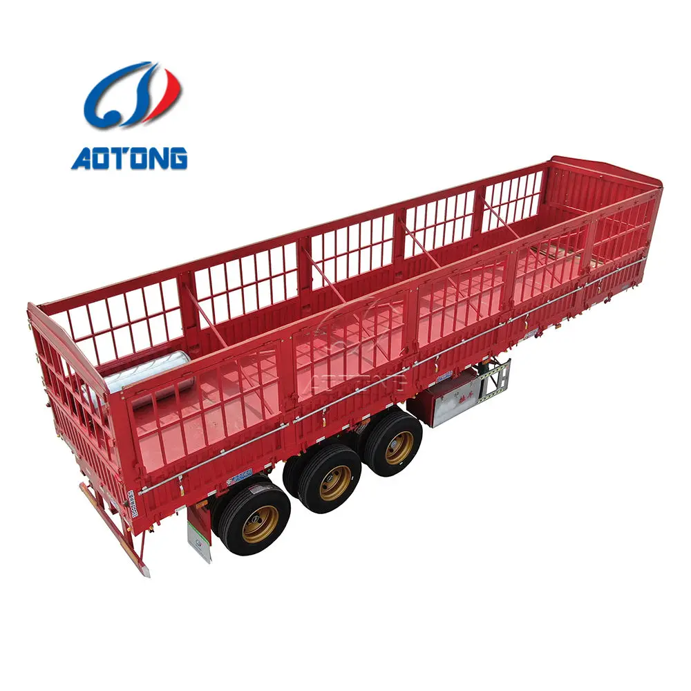 new side wall fence semi trailer side boards 28 feet 40 50 60 ton sidewall fence drop side semi trailer zimbabwe