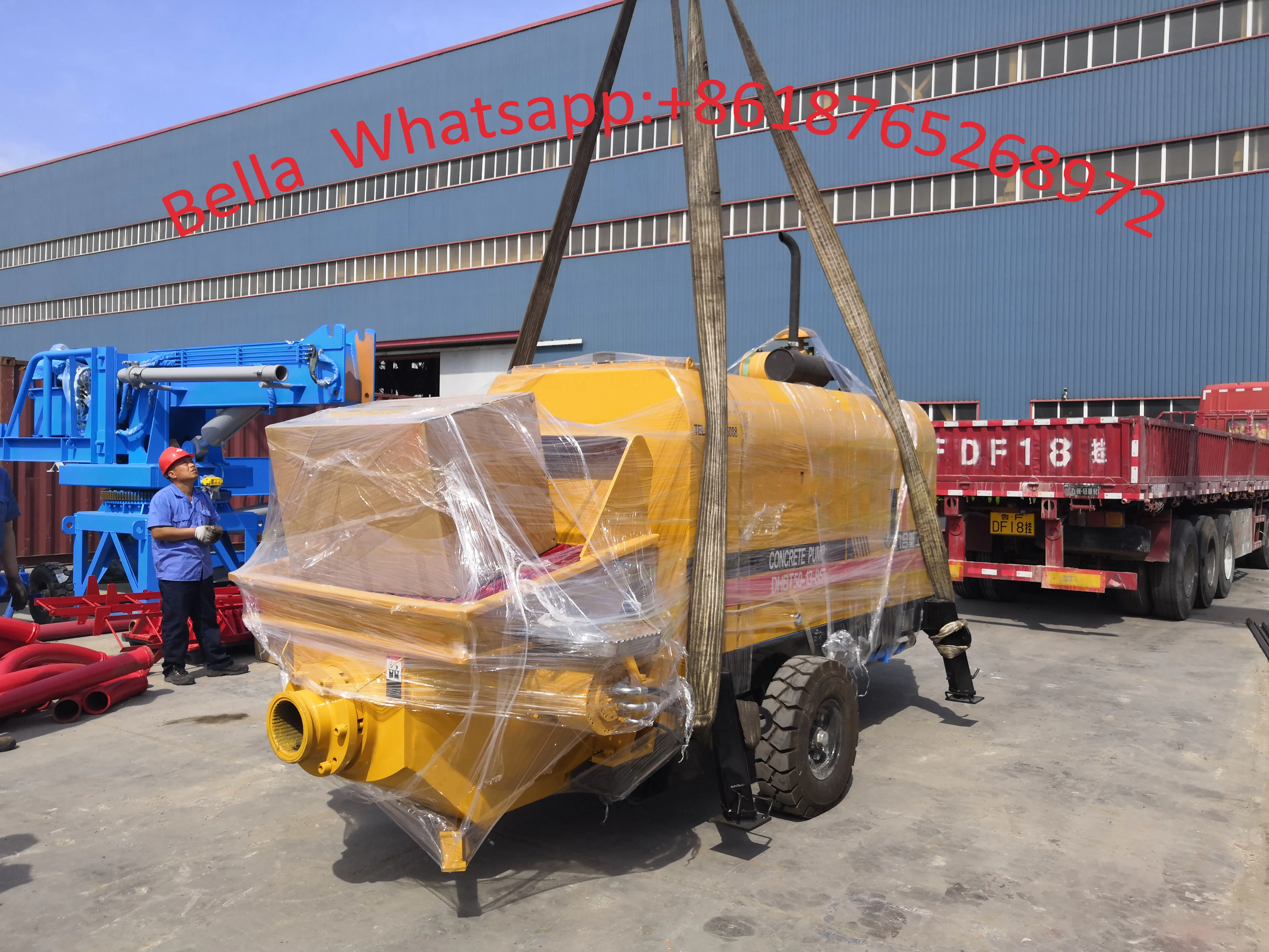 JIUHE 2023 Year Hot Sale ! Competitive Price Elephant Concrete Pump With Ce Certificates, High Quality Elephant Concrete Pump