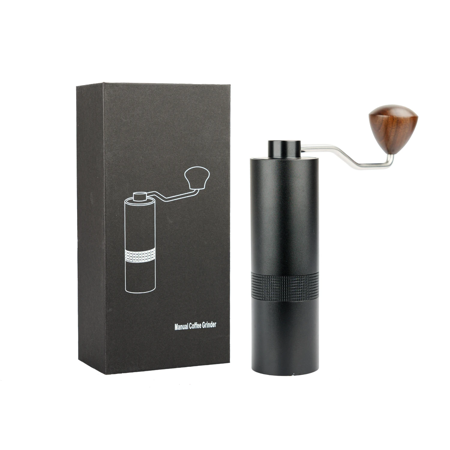 Manufacture Espresso Stainless Steel Burr Manual Coffee Grinder Alloy Body Mini Coffee Bean Grinder