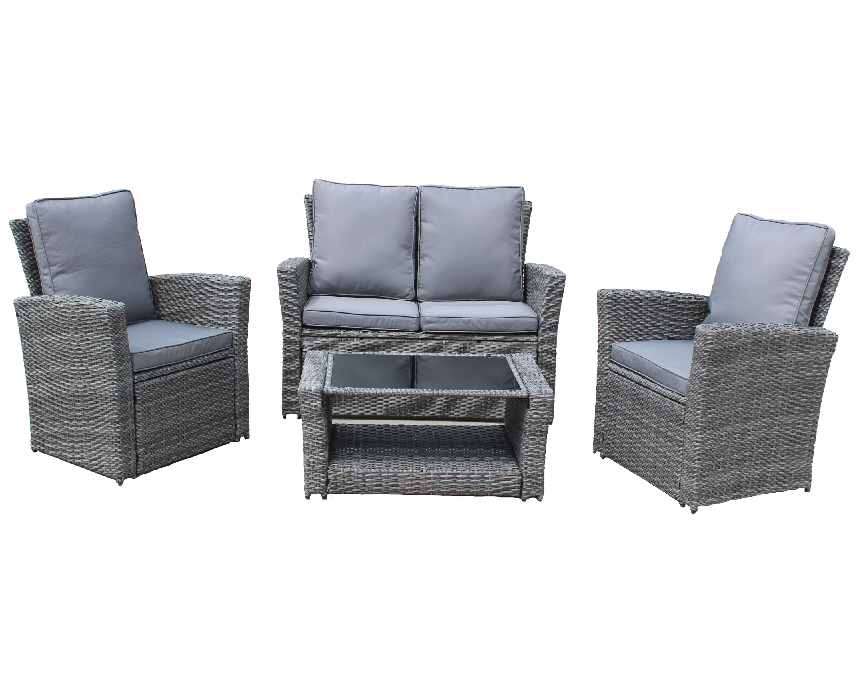 Outdoor PE Rattan Sofa Set Patio Wicker Garden Furniture Outdoor Furniture Garden Sets Plastic Resin Chair