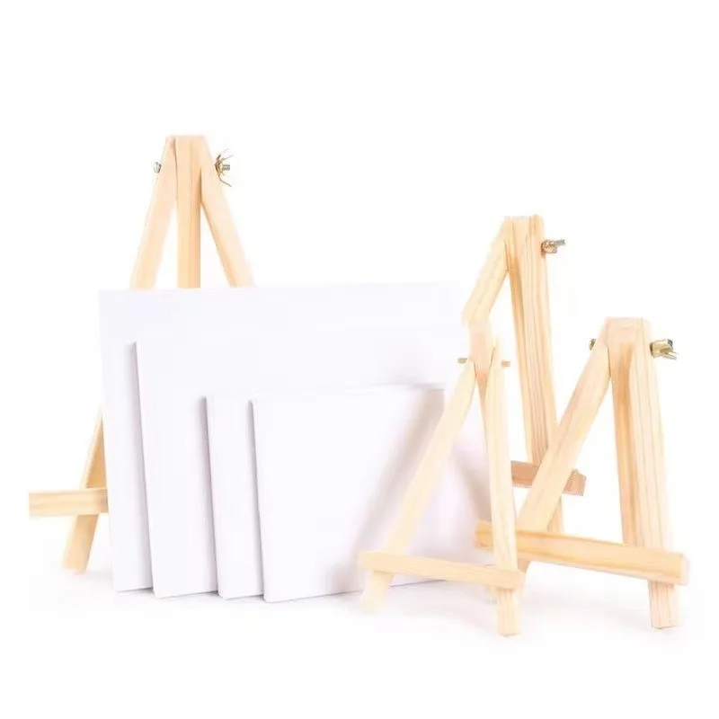 Multi-size Mini Wood Artist Tripod Embroidery Holder Desktop Stand Painting Easel for Photo Painting Display Holder Frame