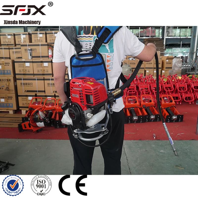 lead type GX35 Gasoline Backpack Concrete Vibrator