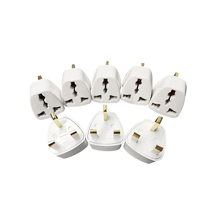 Универсальный адаптер с заземлением типа G для путешествий из США в Великобританию Ирландию