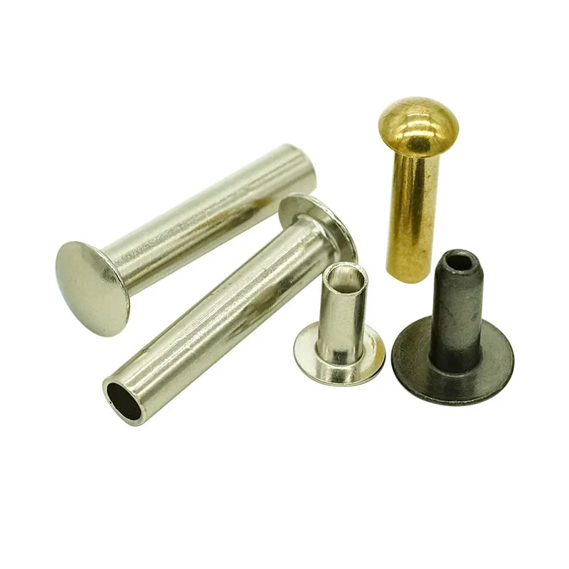 DIN 7338 Factory direct sales flat round head screw shaft spooling rivet made in China