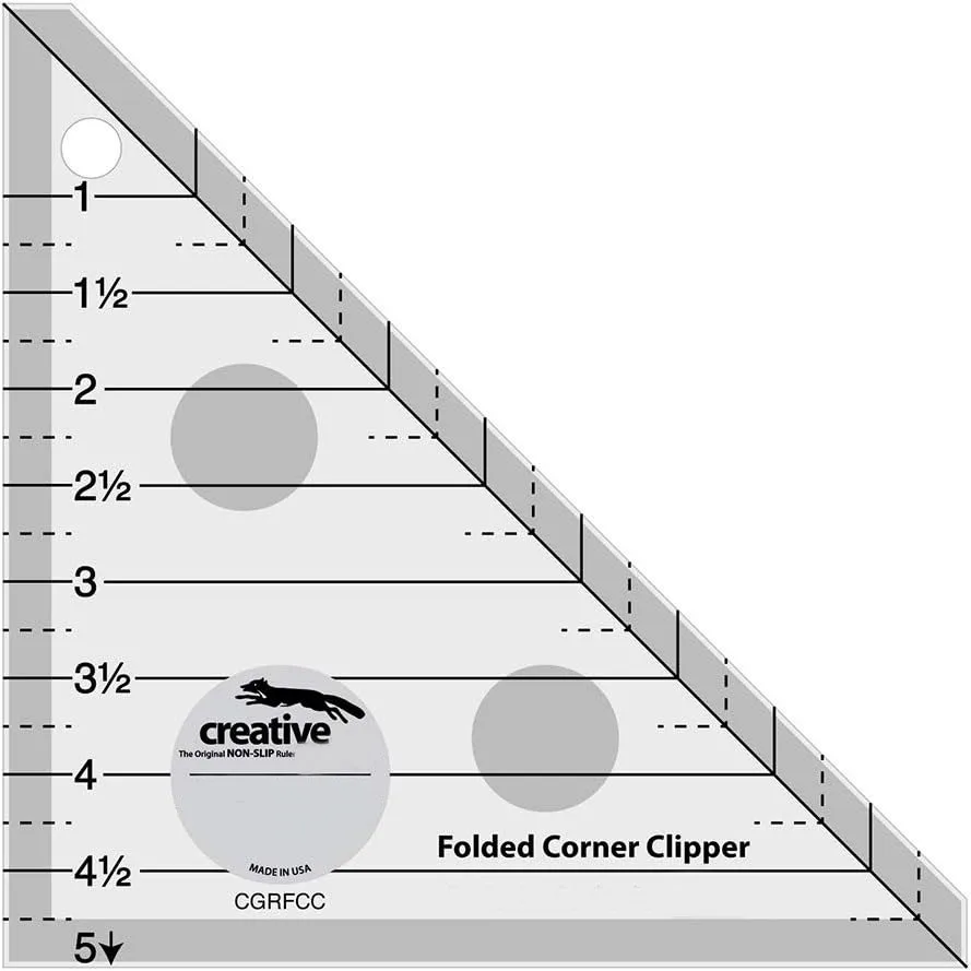 Creative Folded Corner Clipper Tool Triangle ruler