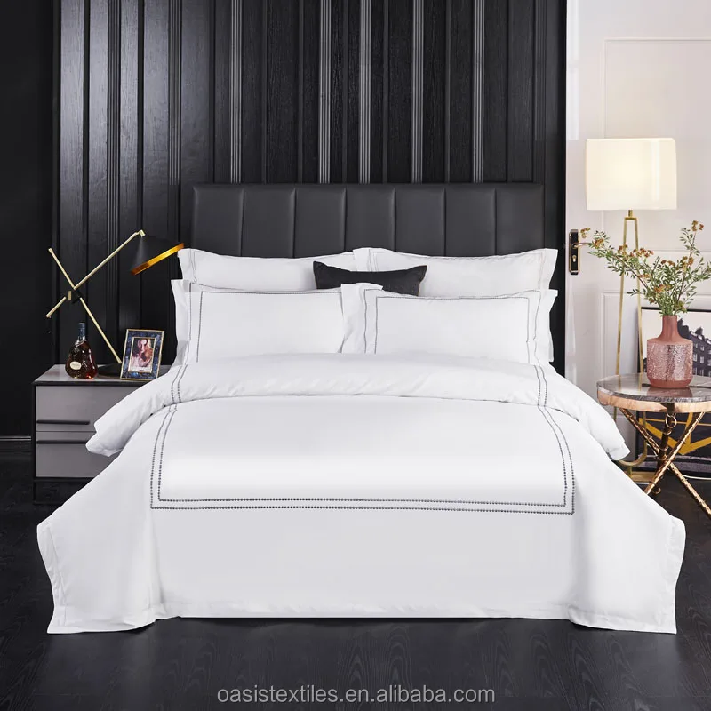 Embroidery Custom Warm Breathable Bedding set hotel linen hotel bedding set bed sheet set
