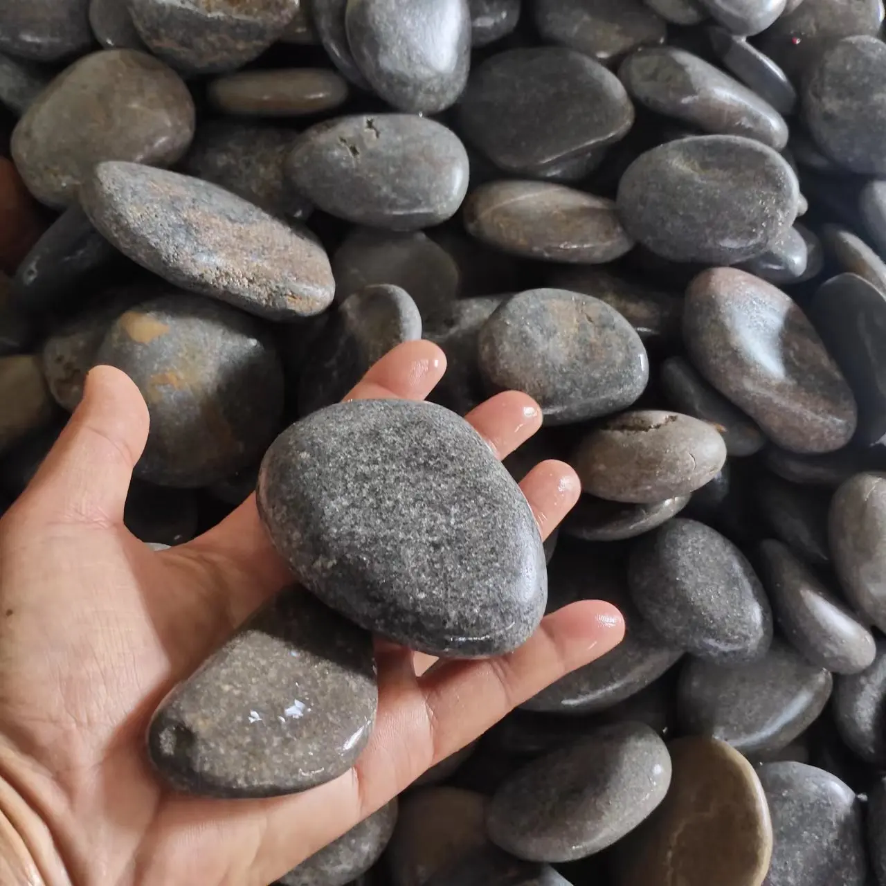 Diy Toy Stone Painting Mini Rock Art Painting Pour Natural Flat Stone