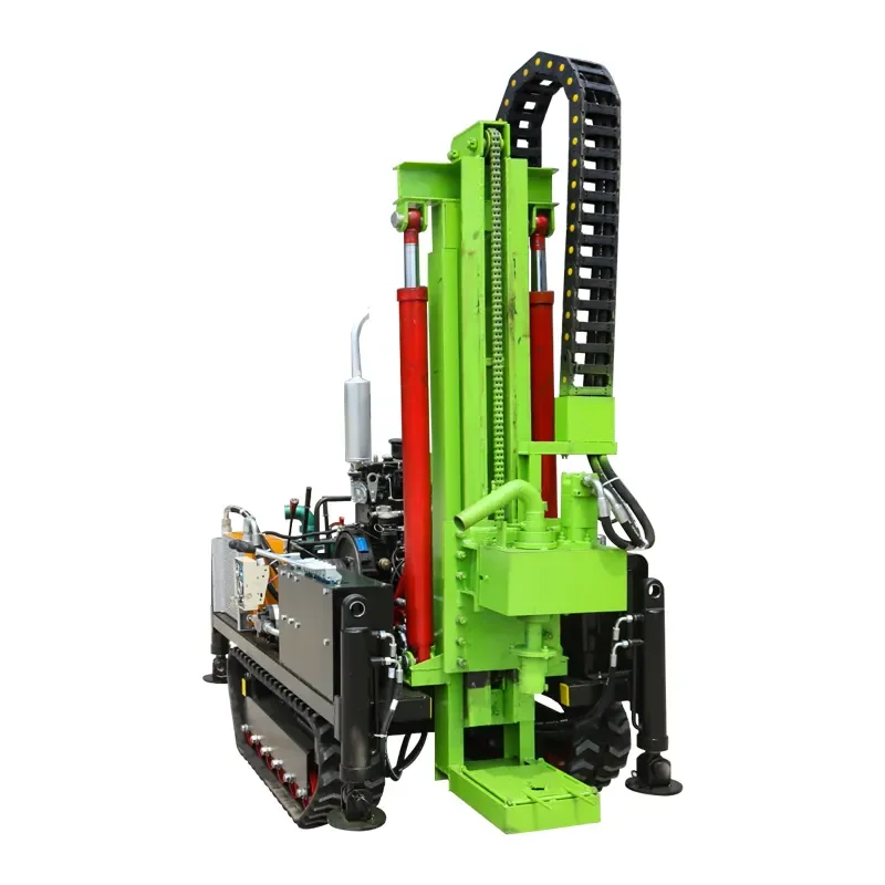 Factory direct sales dual cylinder hydraulic diesel water drilling machine