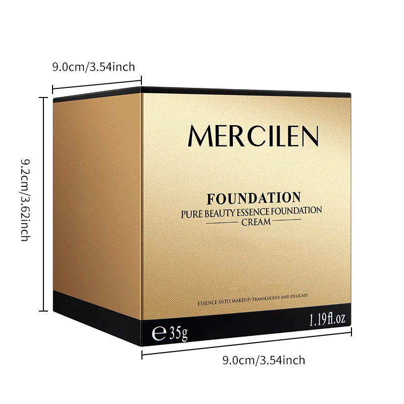 Private Label Natural Finish High Quality Foundation Liquid Full Cover Color Changing Best Foundation Makeup