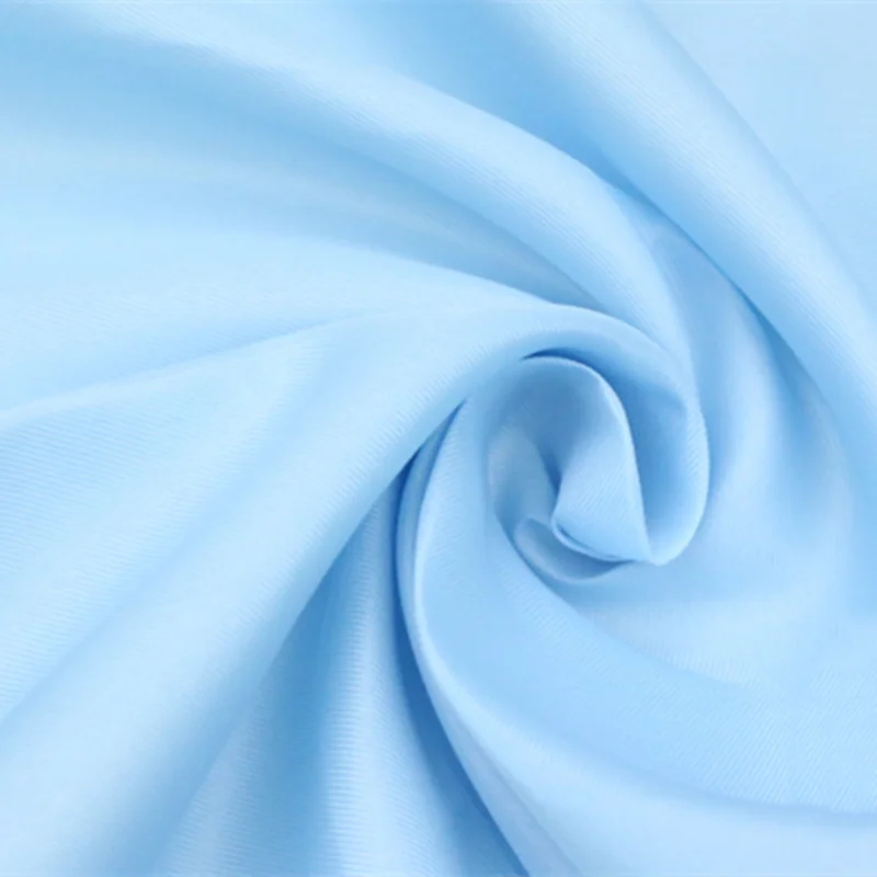 gabardine polished solid color peach skin fabric polyester microfiber twill peach fabric twill 2/2 fabric 75d