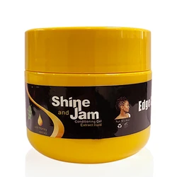 Private Label Strong Hold  Custom Instant Shine and jam gel edge control gel eco for braid
