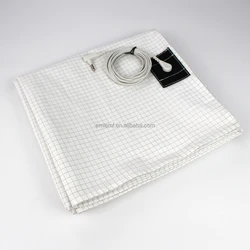ESD GROUNDING Grounding Fitted Sheet Oem 10% Silver with Grounding Cord