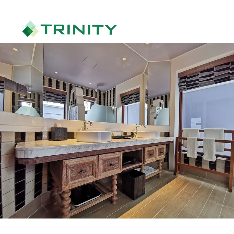 ZV-02 Изготовленные На Заказ высококачественные 4 или 5 звезд мебель для ванной из массива дерева