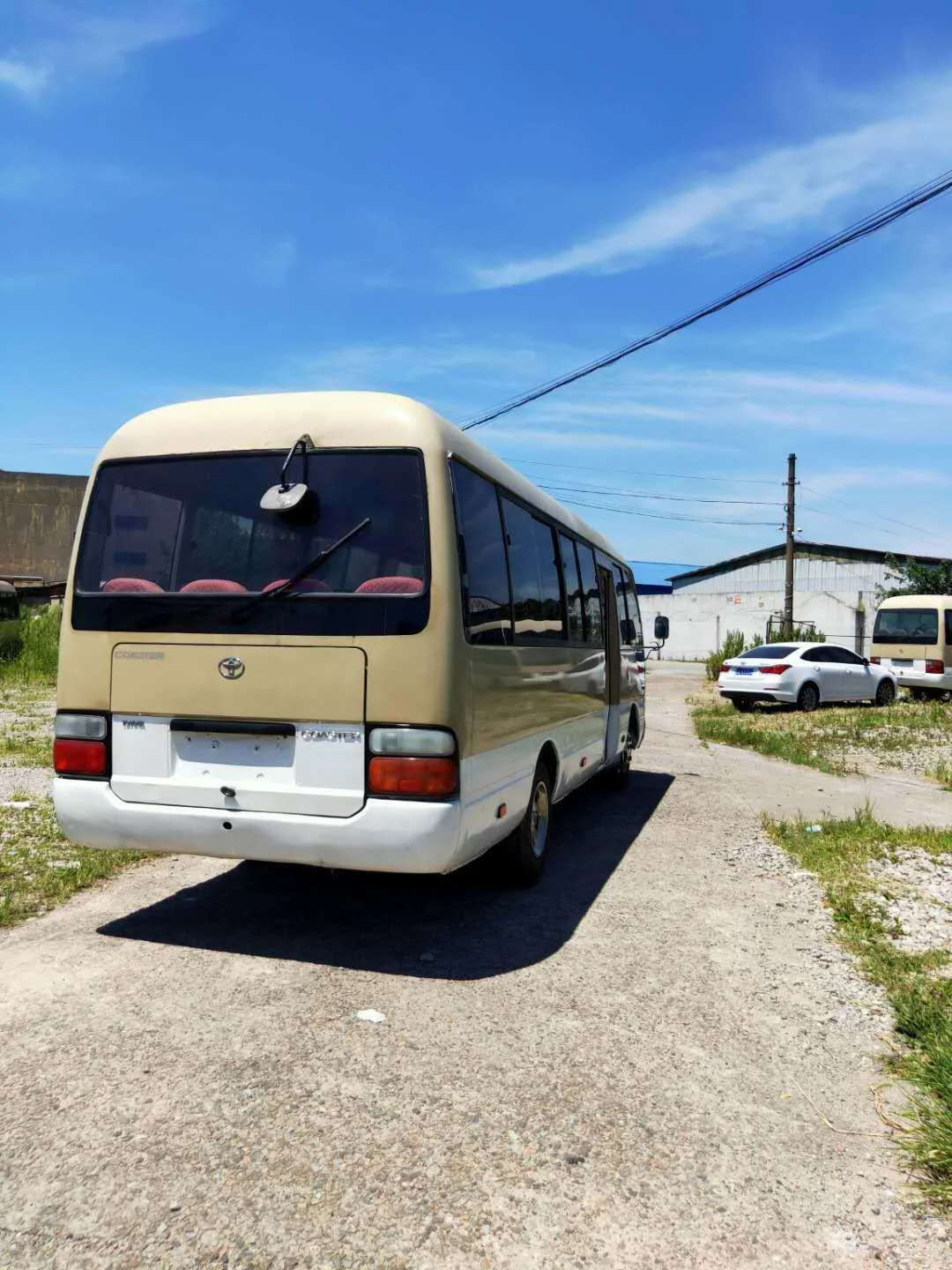 Used superior coach bus second hand petrol diesel toyotai coaster car accept customization 30 seaters used car