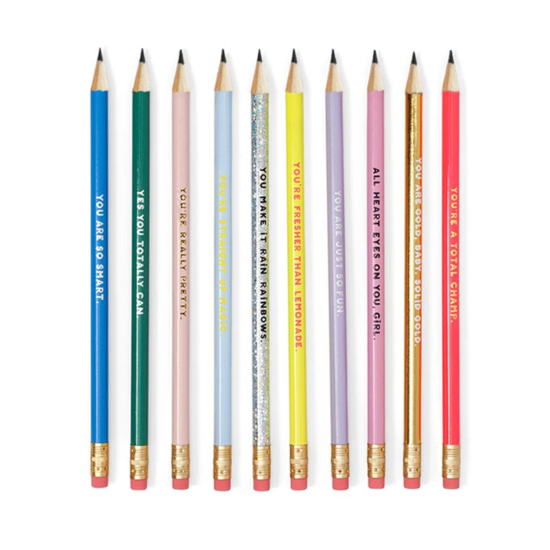 Custom logo pre-sharpened wood hb #2 pencils standard 7.5 inch size graphite pencil for school