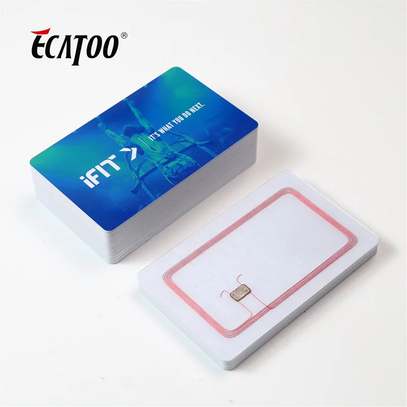 Индивидуальная печать логотипа Кредитная карта размер карты Visa защита smart RFID для системы контроля
