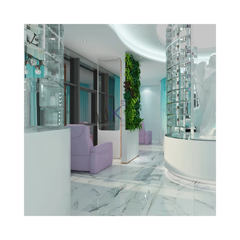 Роскошный дизайнерский косметический стеллаж для волос, лица, ногтей, трав, косметический стеллаж, стеллаж для косметики