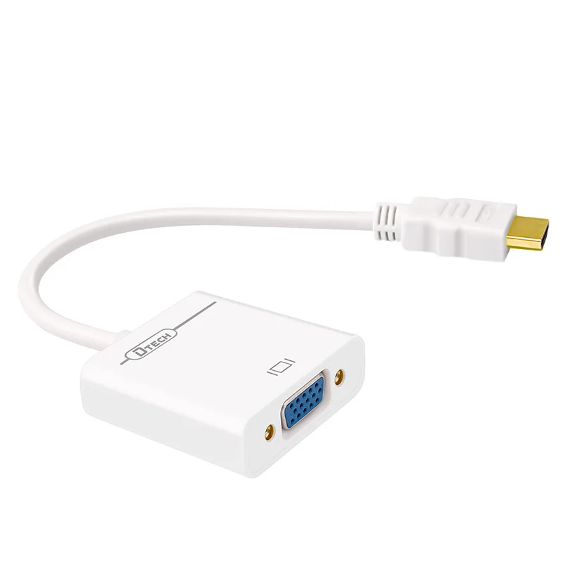 
DTECH wholesale male to female HDMI to VGA audio and video signal cable adapter Adaptador HDMI A VGA 