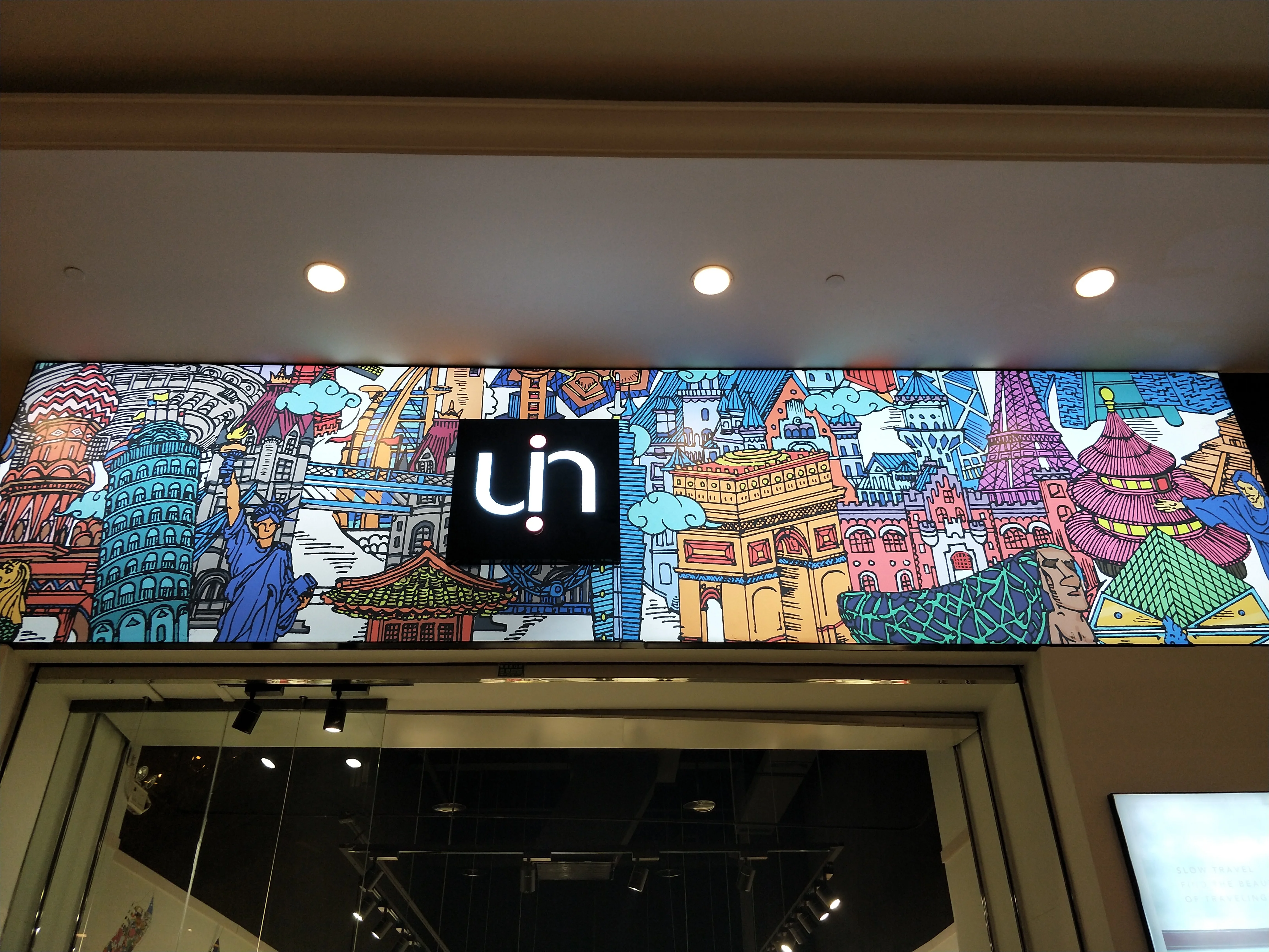 Popular Attractive Wall Decoration Shop Modern Advertising Fabric Exhibition Light Box