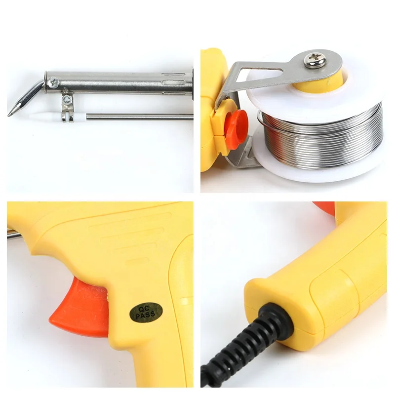 60W 110v/220v Portable Automatic Send Tin Gun Welding Electric Soldering Iron Gun soldering gun