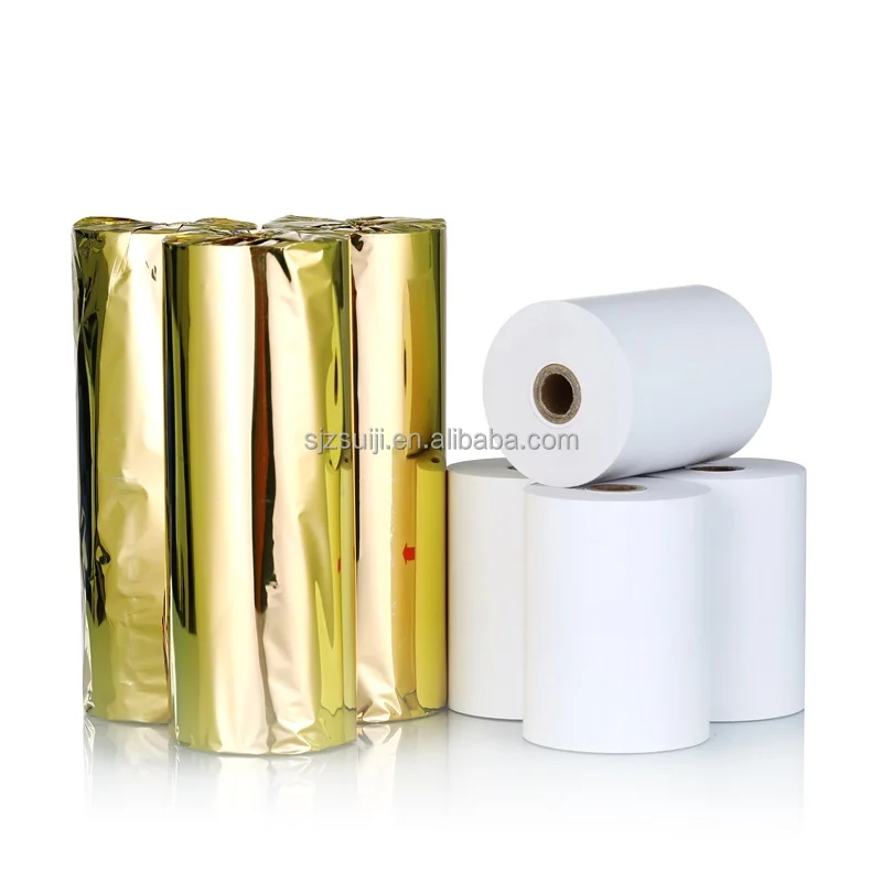 Manufacturer 65Gsm 70Gsm Cash Register Jumbo Thermal Paper Rolls For Bank Supermarket Atm Printer