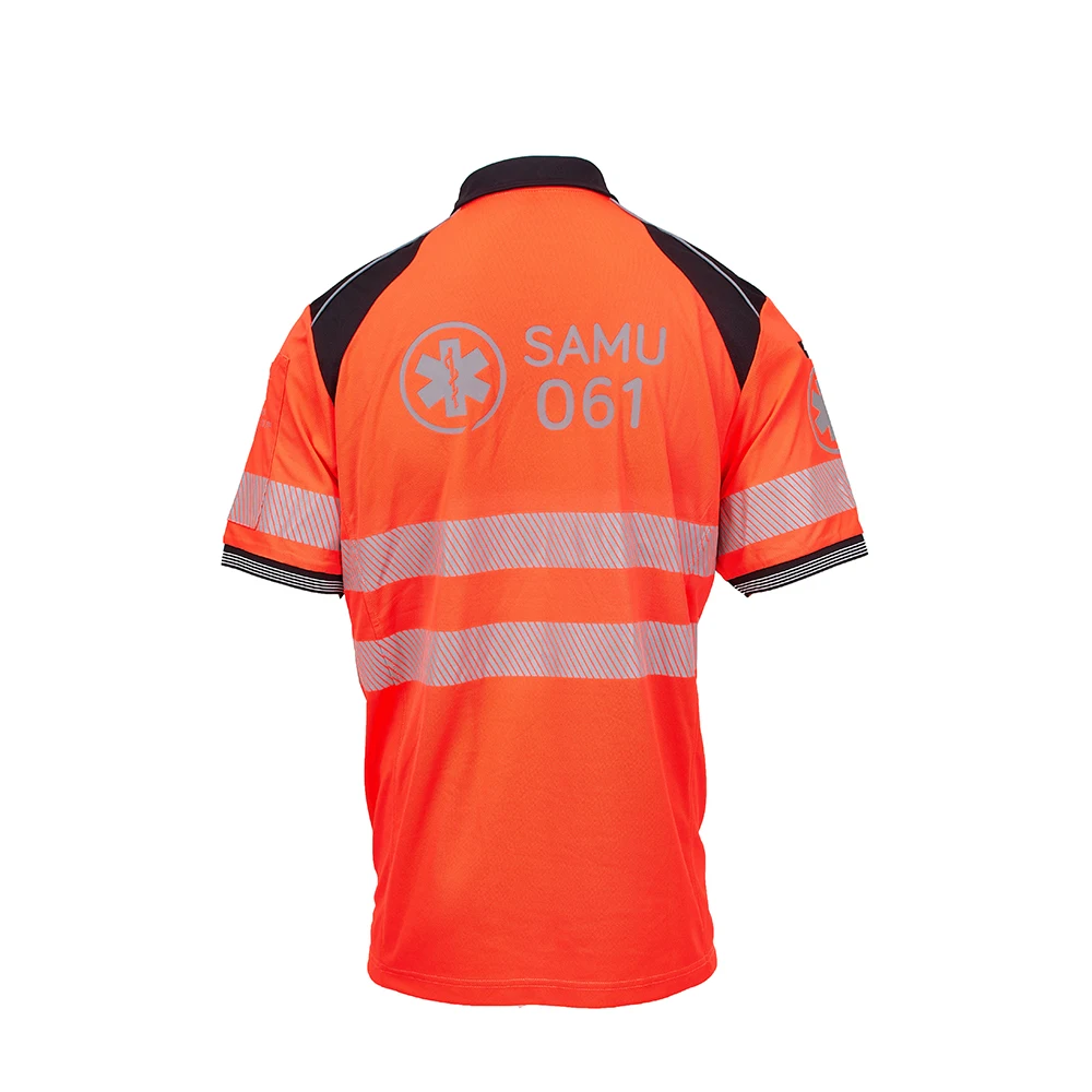Security Uniform Reflector Shirt Clothing Protection Clothes High Visibility Stripes Of Shirt Safety Shirt