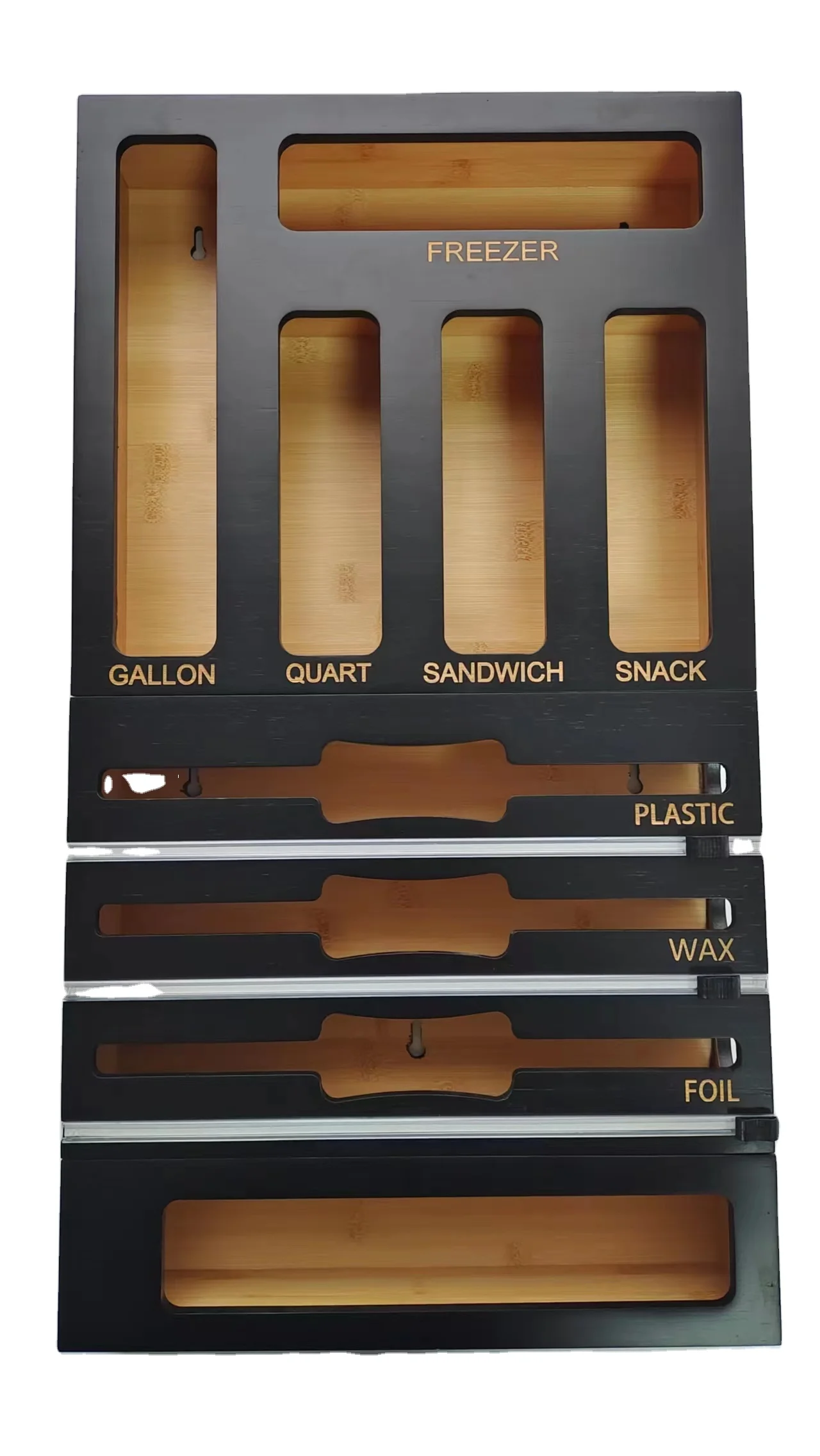 Custom Bamboo Wooden Laundry Pods Dryer Sheet Holder Storage Container Dispenser