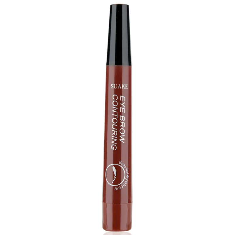 Liquid Eyebrow Pencil Waterproof Microblading Fork Tip Fine Sketch Long Lasting Eyebrow Pencil