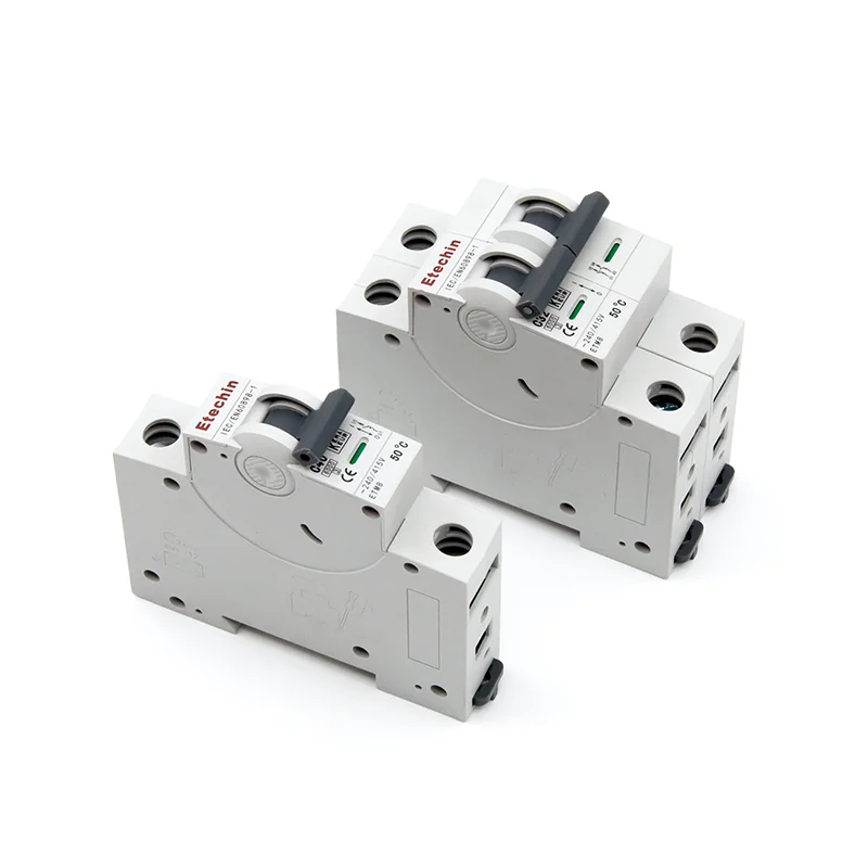 ETM8-M 2p MCB Mini Miniature circuit breaker 6KA CE 40 amps 32a overload short AC power high quality Din Rail Mount double pole