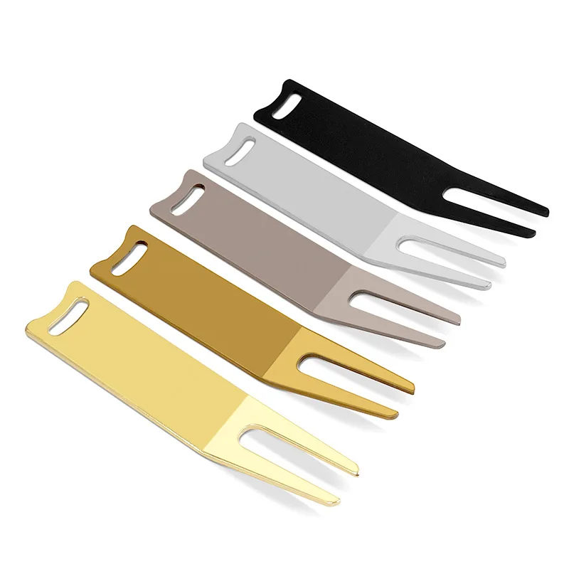 wholesale Custom Logo Metal Bending Golf Divot Repair Tool Divot Golf Tool