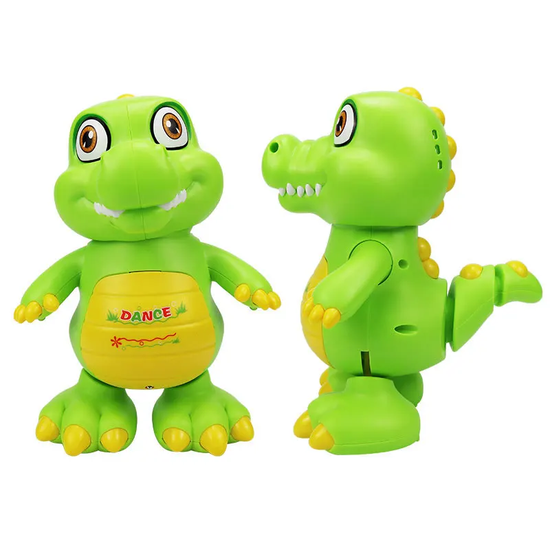 Kids puzzle music swing cartoon other toys dancing crocodile electric robot dinosaur toy