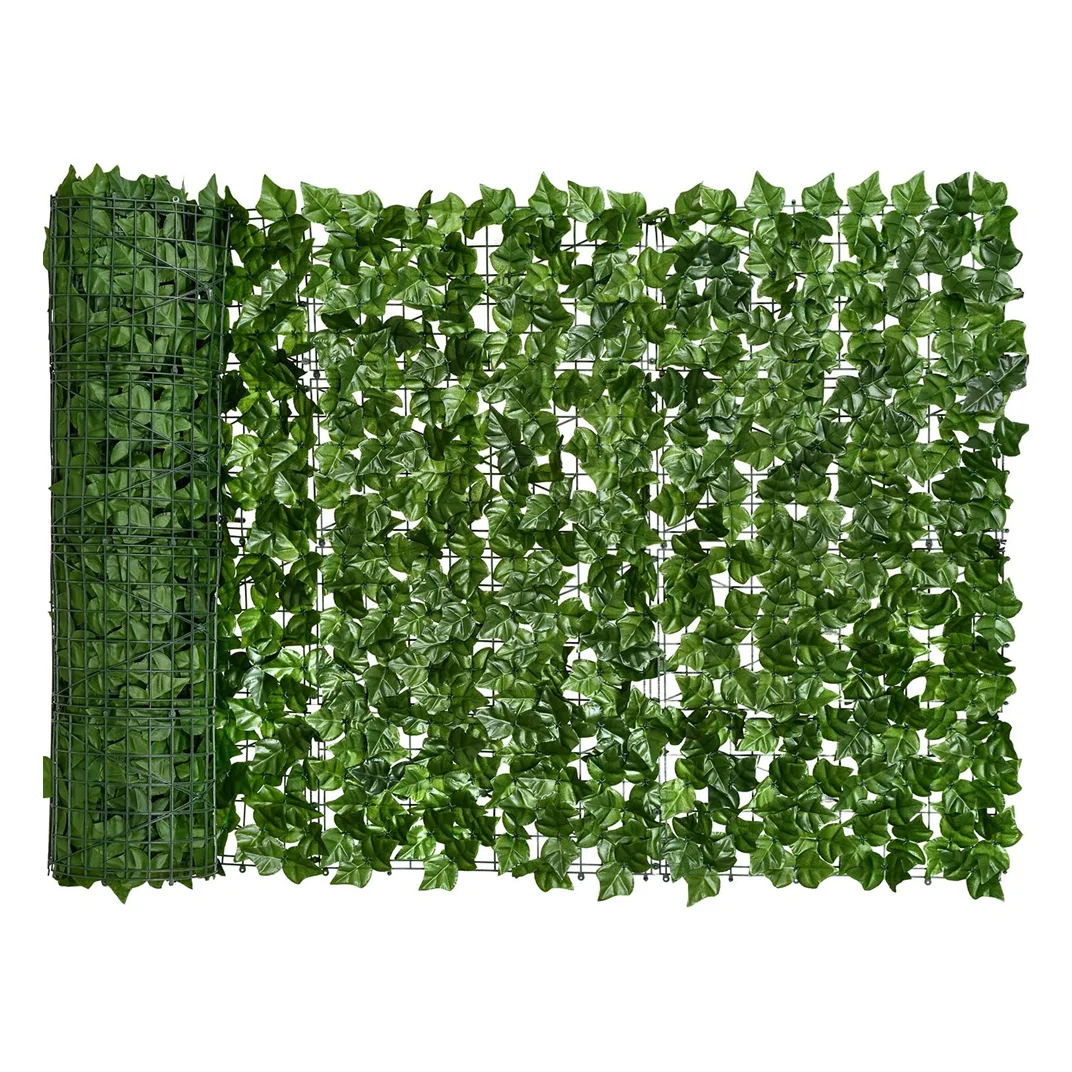 Artificial Ivy Privacy Fence Wall Screen 3.3x9.8ft Artificial Hedges Fence and Faux Ivy Vine Leaf Trellis Decoration for Outdoor