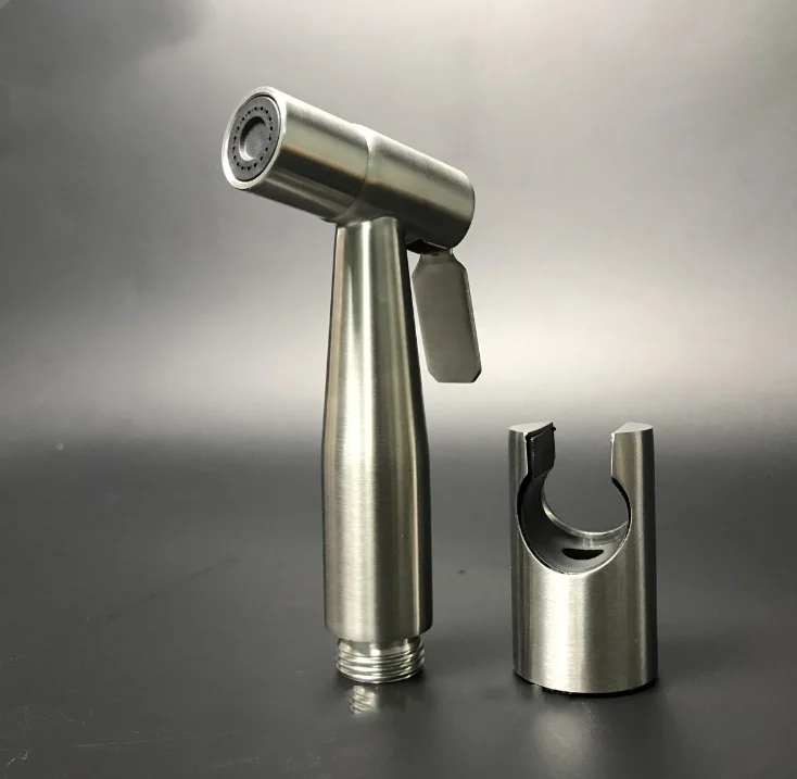 LNN14 Factory direct sales of 304 stainless steel toilet spray gun bidet shower nozzle pressurized handheld small shower head se