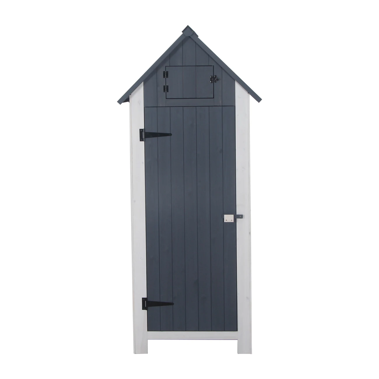 Outdoor Garden Kit Small House Sheds Grey Wood Outdoor Storage Small Storage Shed With Waterproof Roof