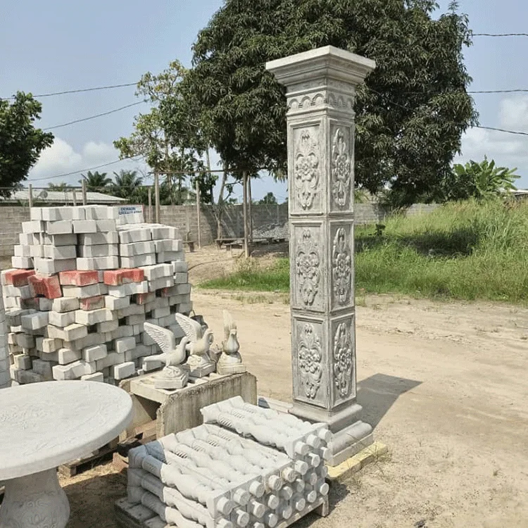 2024 Architectural decoration abs plastic moulds for concrete decorative concrete column molds roman pillar sale
