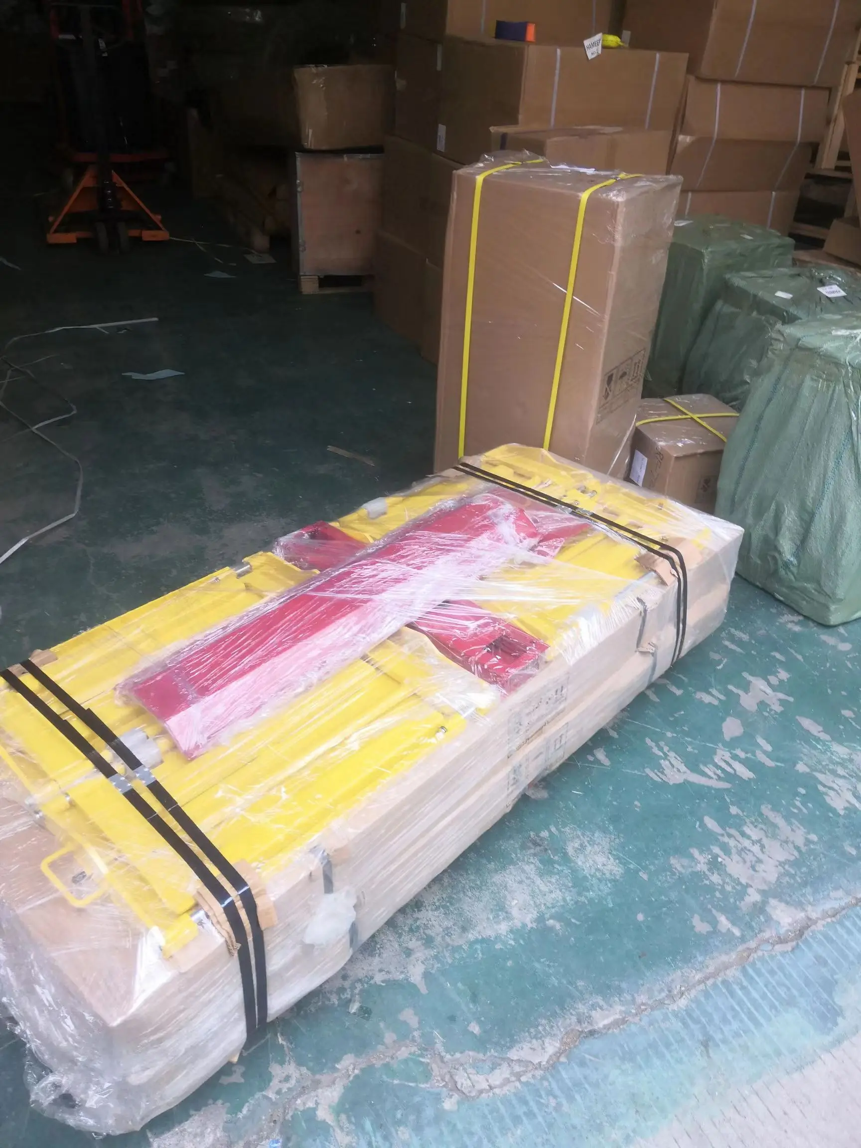 3.5 tons small platform scissor lift square tube type vehicle elevator double level scissor hoist