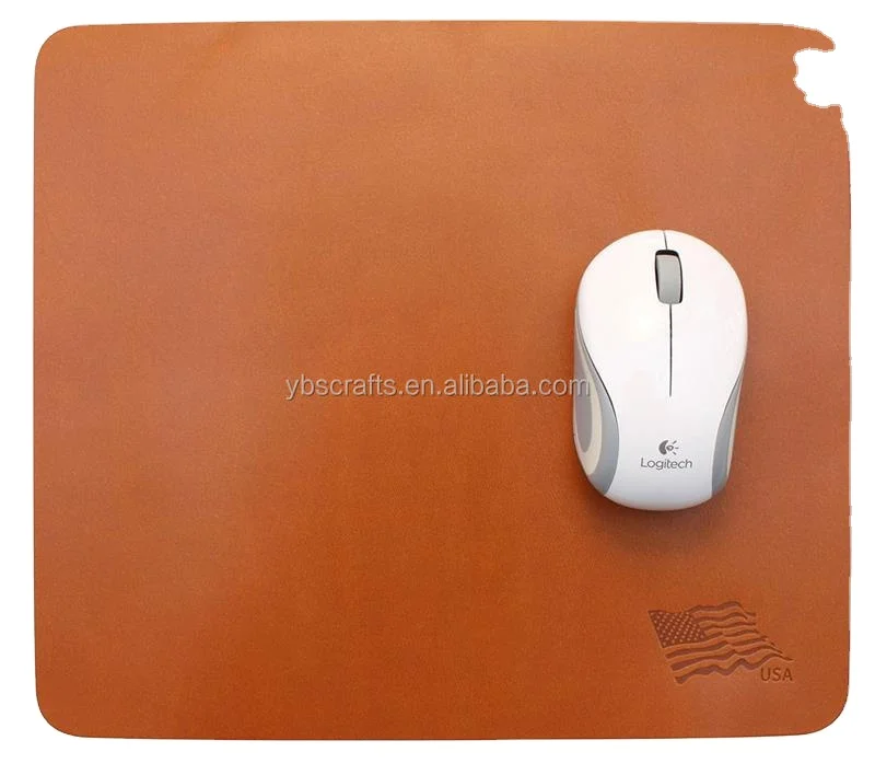 Коврики для мыши из натуральной кожи настольные коврики с логотипом Deboss коврик сублимационной