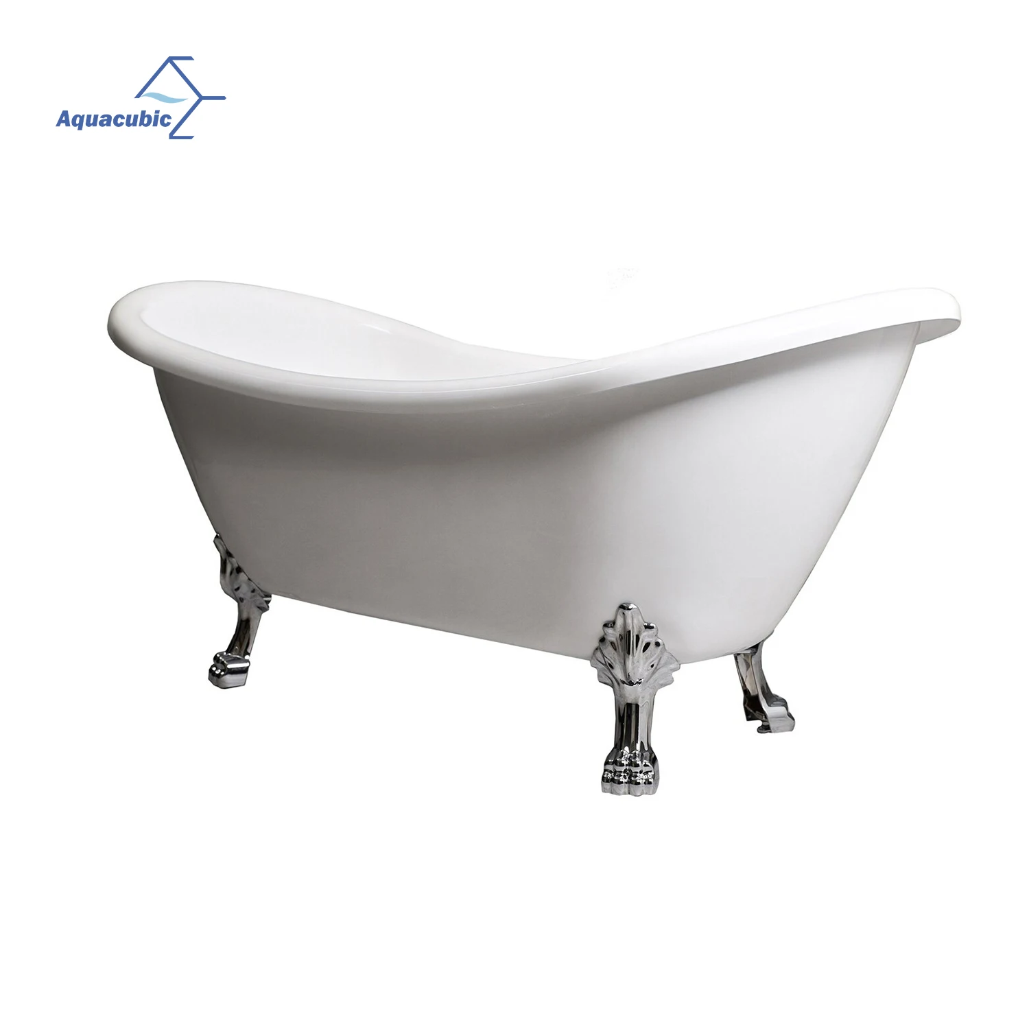 Hot Sale Fashionable Freestanding Vintage Bath and Tub Clawfoot Tub for Acrylic Bathtub Free-standing Bathtub Corner