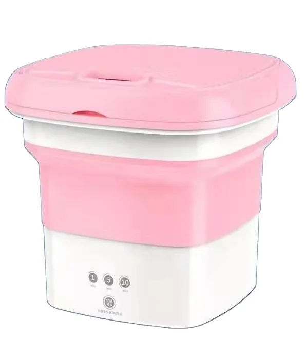 2022 Upgraded Mini Washer Smart Easy To Use Mini Washer With Drain Basket For Washing Underwear Machine