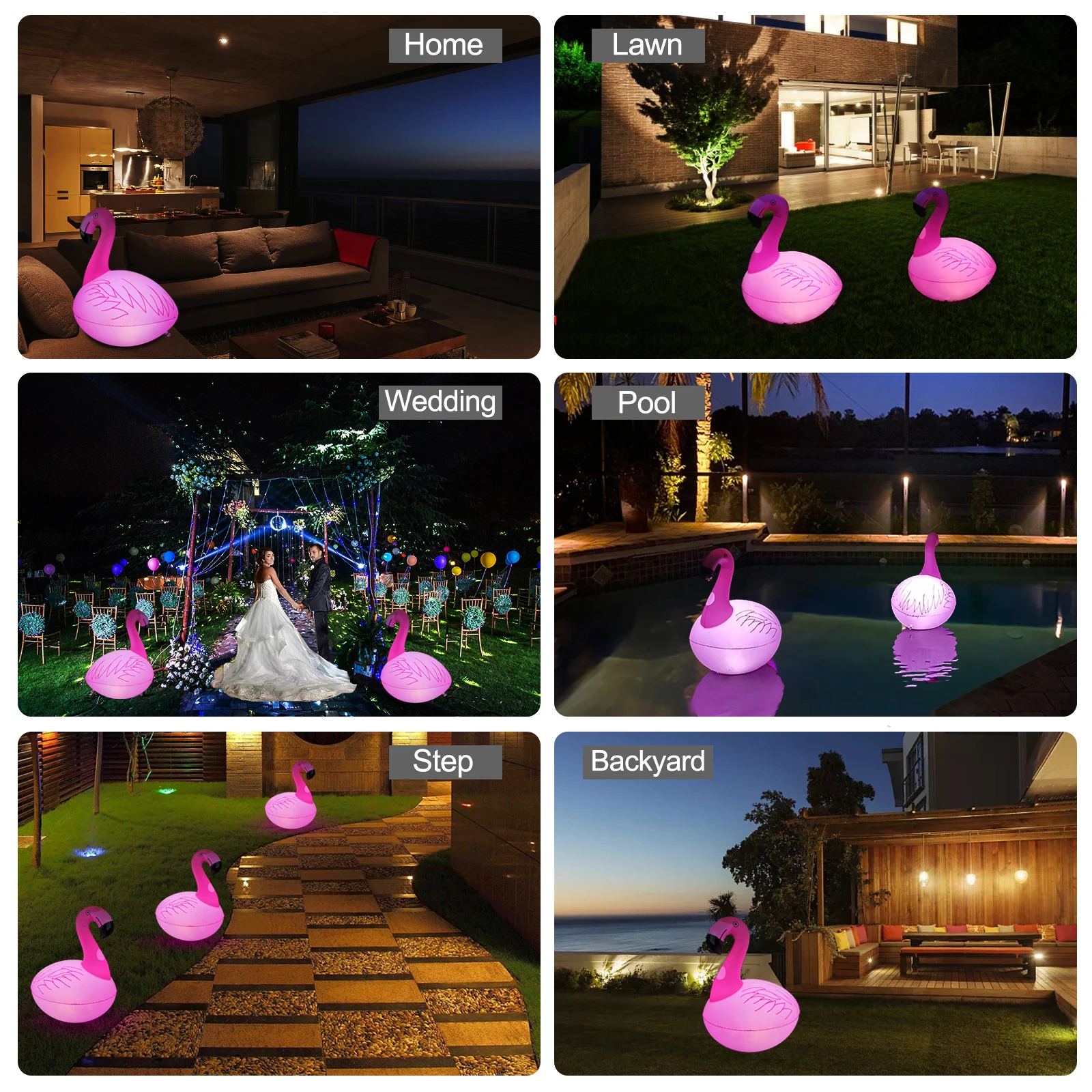Ponds Cootway Solar IP68 Led Floating Toy Pool Lights Inflatable Solar Flamingo 50 PVC White Garden 90 80 Sonnoff DC 2V Ltd. 0.4