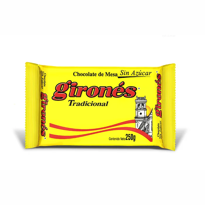 GIRONES Wholesale Premium Silky Rich Unsweetened Hot Chocolate 250 Grams Hot Drink Colombian Cocoa Sale by Bulk