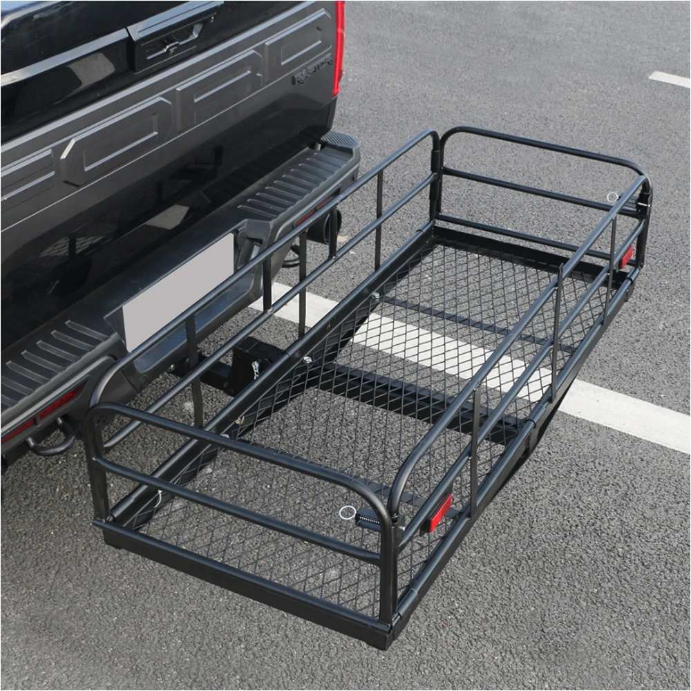 Factory Universal  Rear Rack Mount Cargo Carrier for Ford F150 Folding Luggage Holder Carrier Basket