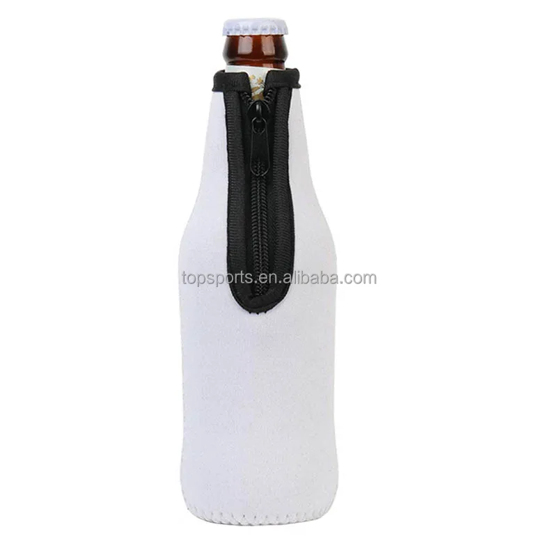 Great for DIY Printing White Polyester Coolers Neoprene Beer Coolers  Sublimation Blanks Bottle Cooler