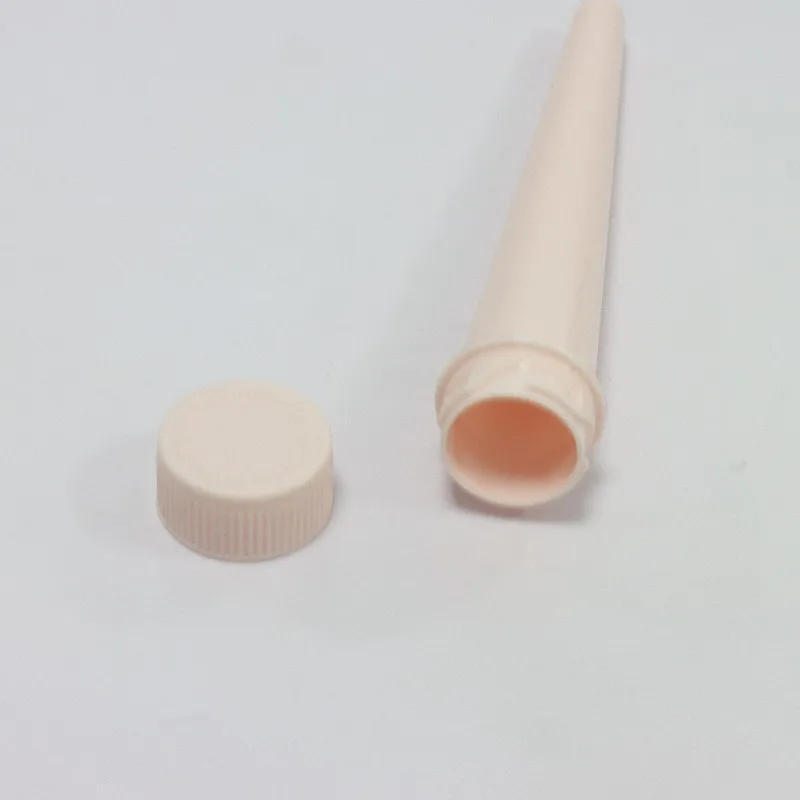 cigar packaging Child Resistant Plastic Conical Cone Tubes 120mm Pop Top Holder Tube Pop Top Pre Rolling Tube