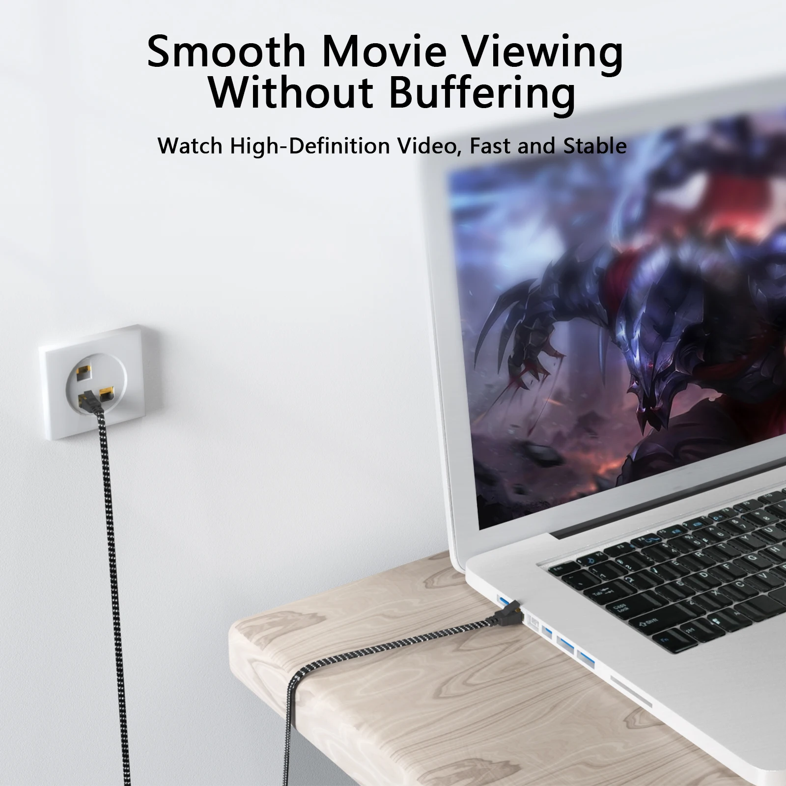 Premium  PP Yarn 40Gbps 2000Mhz Cat 8 SFTP Network Cable RJ45 Patch Cord Cat 8 Ethernet Cable