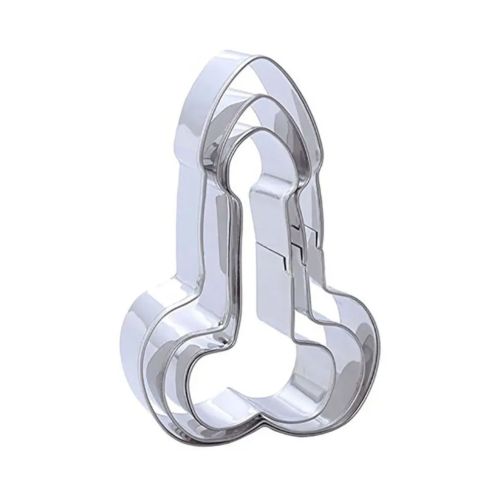 
Fondant Cake Mould Stainless Steel Willy Penis Cookie Cutter Biscuit Baking Mold 