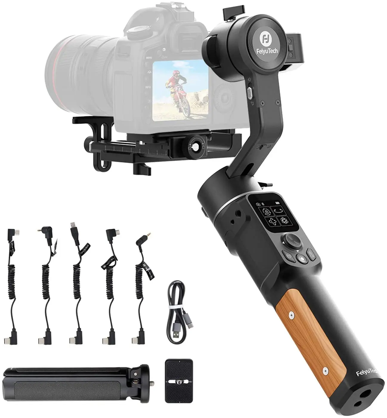  FeiyuTech AK2000C 3-осевое переносное видео dslr камера карданный стабилизатор для камеры