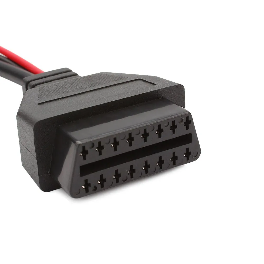 high quality waterproof 3 pins to 16 pins diagnostic adapter OBD cable for automotive