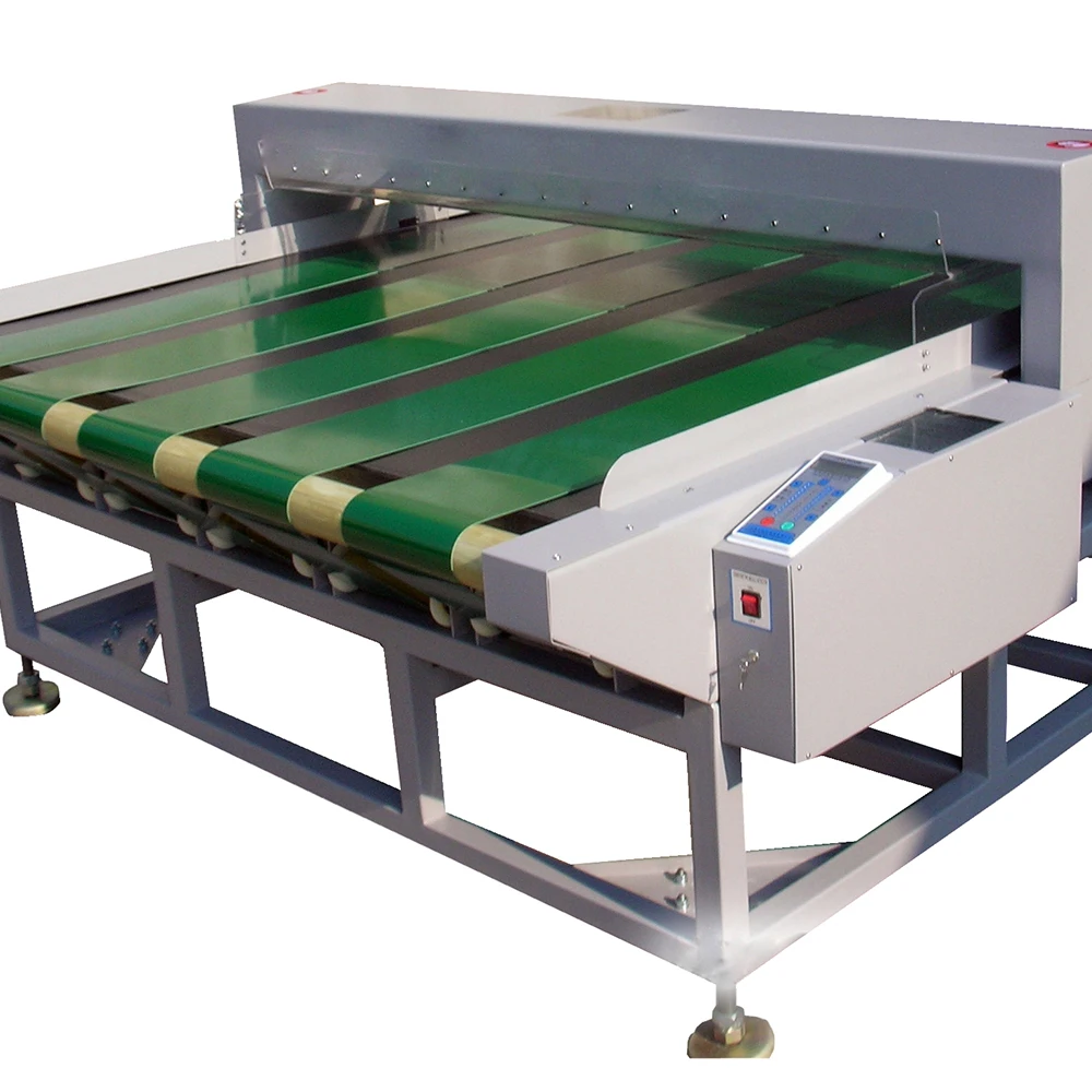 Zegoo textile and garment industrial conveyor belt needle metal detector